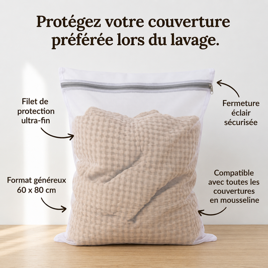 Sac de lavage pour Couverture Mousseline