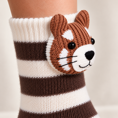 Le Panda Roux — détail du motif animal